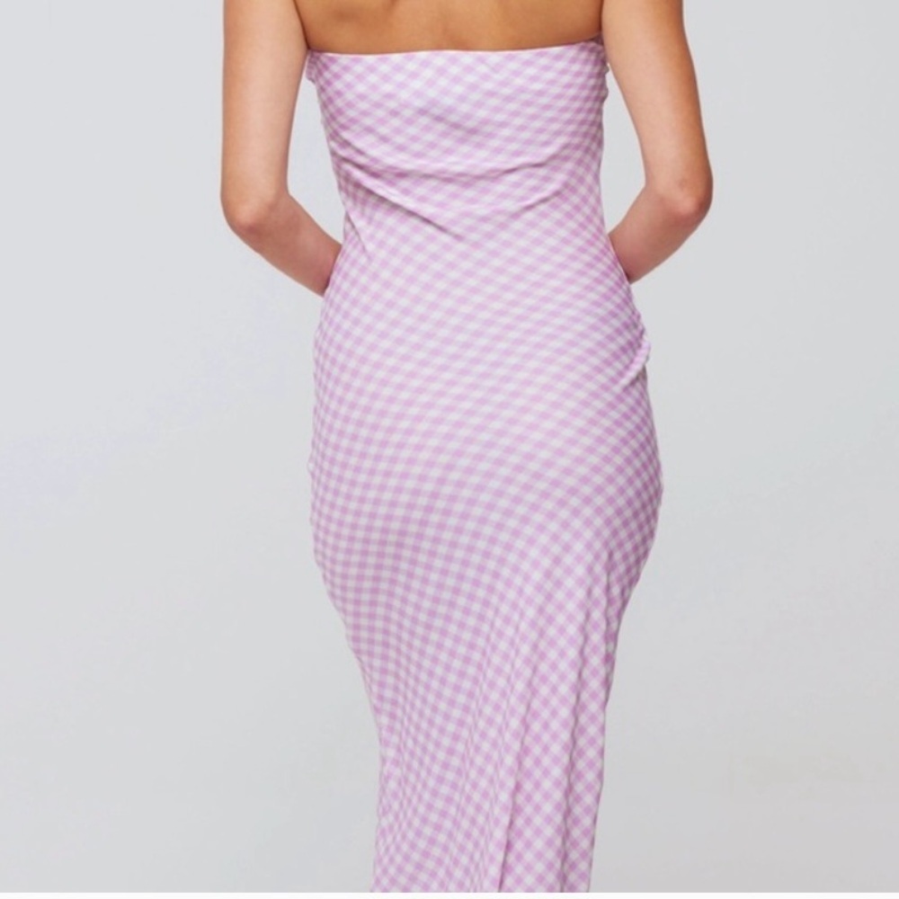RESA Slip Pink and White Gingham Dress - Picture 2 of 7